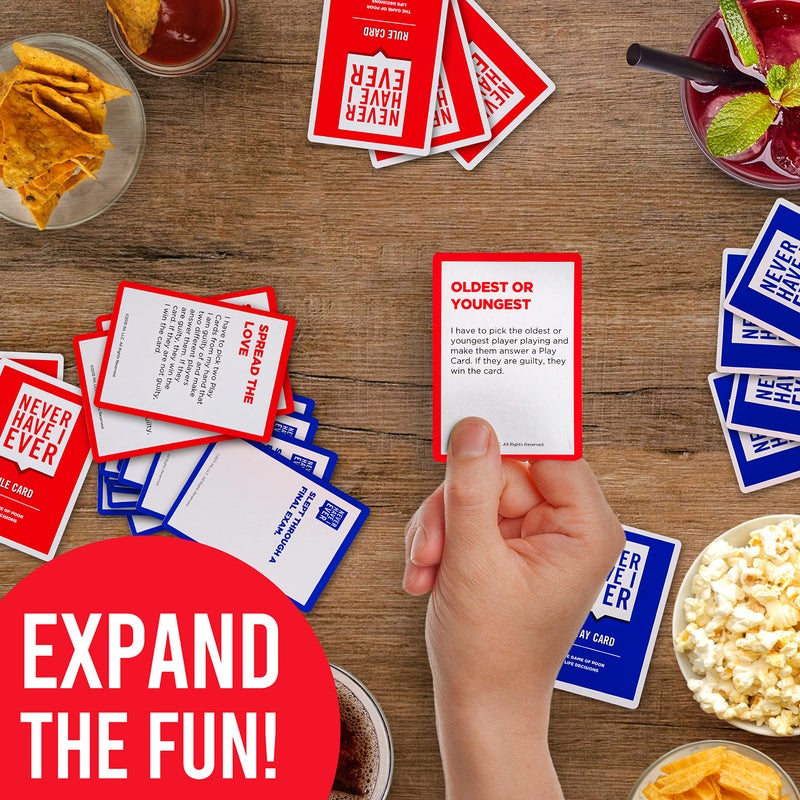 Never Have I Ever Expansion Pack Two Card Game Set | Fun Game Night Party Games for Adults | New Addition to The Classic Edition | for 4-12 Players | Ages 17 + - Image 3